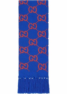 Gucci GG jacquard pattern scarf