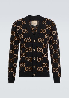 Gucci GG jacquard wool cardigan