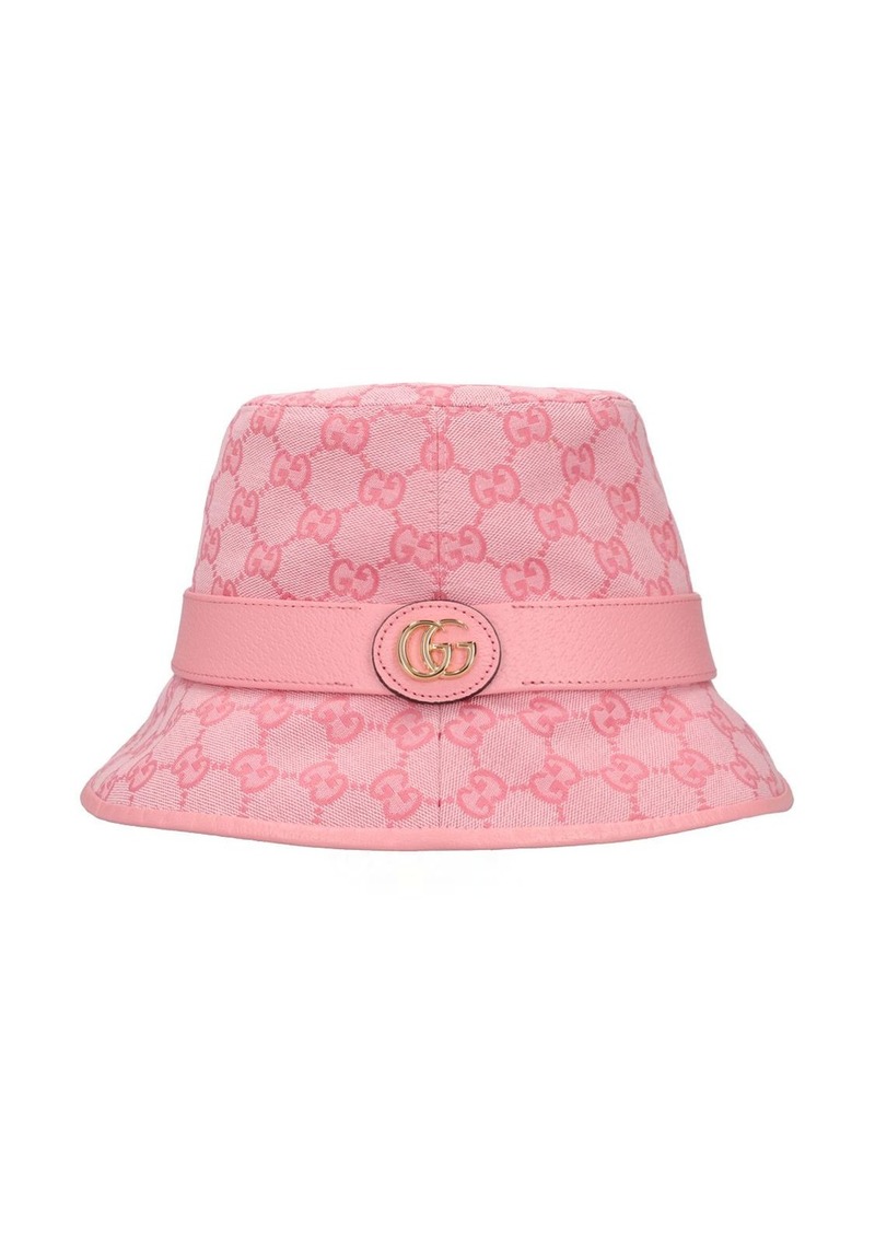 Gucci Gg Jago Cotton Blend Canvas Bucket Hat
