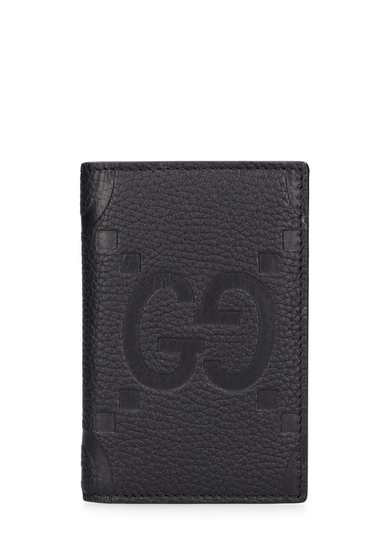 Gucci Gg Jumbo Leather Card Holder
