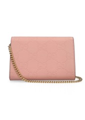 Gucci Gg Leather Chain Wallet