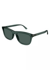 Gucci GG Line Squared Recycled Acetate Sunglasses