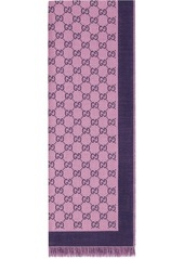 Gucci GG logo jacquard scarf