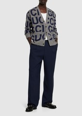 Gucci Gg Logo Soft Wool Cardigan