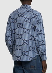 Gucci Gg Macro Wool Shirt