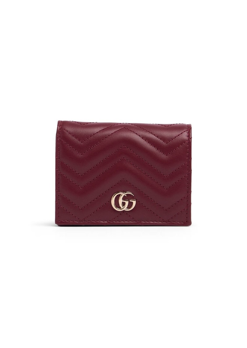 Gucci Gg Marmont Leather Card Case