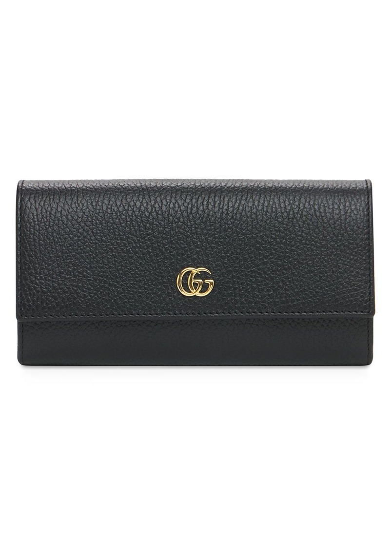 Gucci Gg Marmont Leather Continental Wallet