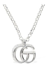 Gucci Gg Marmont Silver Necklace