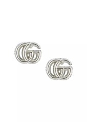 Gucci Gg Marmont Sterling Silver Stud Earrings