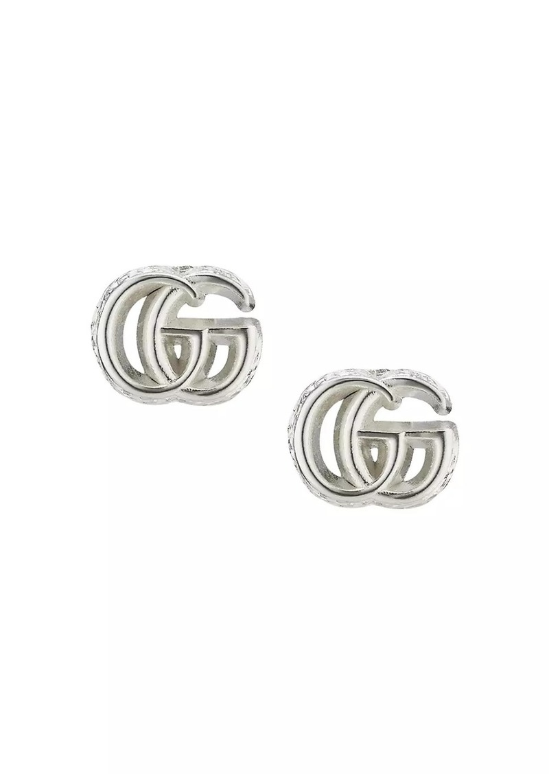 Gucci Gg Marmont Sterling Silver Stud Earrings