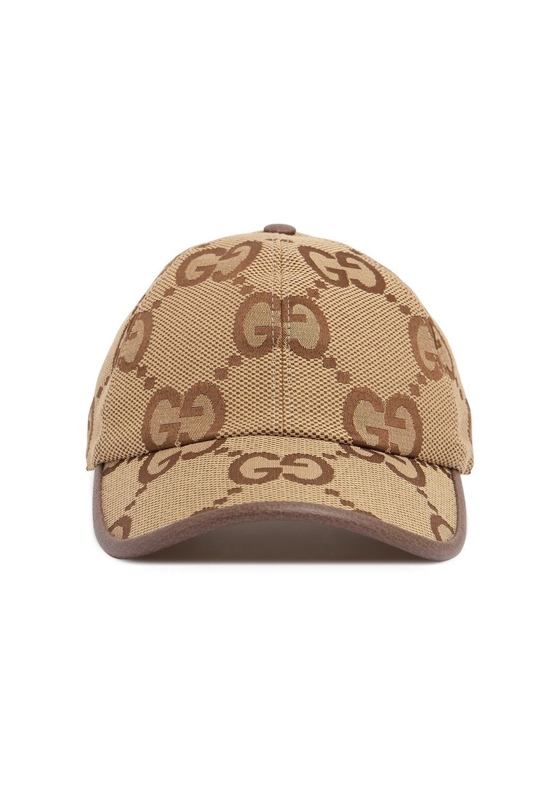 Gucci Gg Maxi Cotton Blend Jacquard Hat