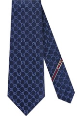 Gucci GG pattern silk tie