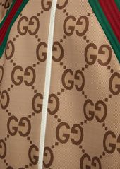 Gucci Gg Printed Tech Zip-up Hoodie