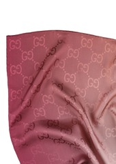 Gucci Gg Silk Jacquard Scarf