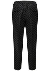 Gucci Gg Soft Brushed Wool Flannel Pants