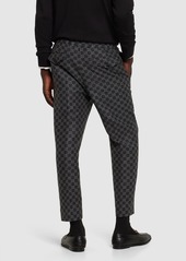 Gucci Gg Soft Brushed Wool Flannel Pants