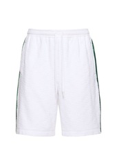 Gucci Gg Sponge Sweat Shorts W/ Web Detail