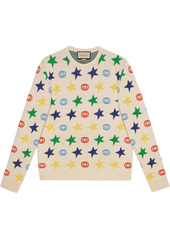 Gucci GG star print jumper