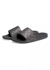Gucci GG Supreme Canvas Slide Sandals