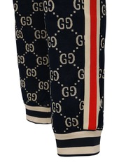 Gucci Gg Supreme Cotton Jacquard Pants