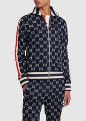 Gucci Gg Supreme Jacquard Zip-up Track Jacket