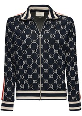 Gucci Gg Supreme Jacquard Zip-up Track Jacket