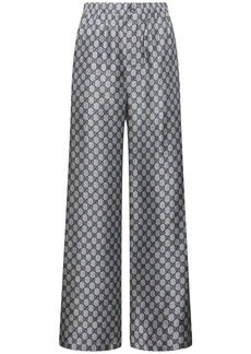 Gucci Gg Supreme Silk Pants