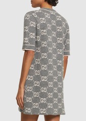 Gucci Gg Wool Bouclé Jacquard Dress