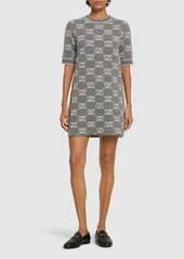 Gucci Gg Wool Bouclé Jacquard Dress