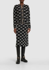Gucci Gg Wool Bouclé Jacquard Skirt