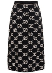 Gucci Gg Wool Bouclé Jacquard Skirt