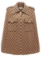 Gucci Gg Wool Cloth Cape