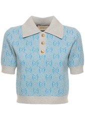 Gucci Gg Wool Jacquard Polo