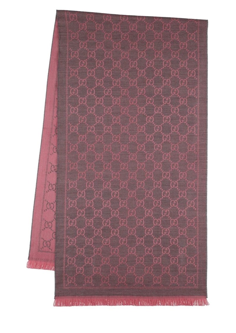 Gucci Gg Wool Jacquard Scarf