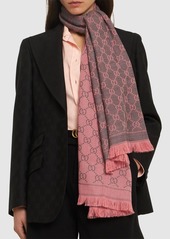 Gucci Gg Wool Jacquard Scarf