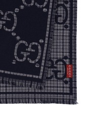 Gucci Gg Wool Jacquard Scarf