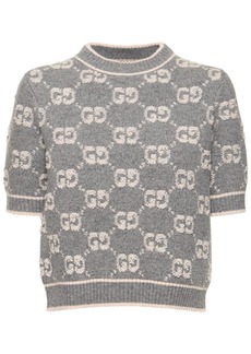 Gucci Gg Wool Jacquard Top