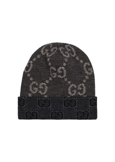 Gucci Gg Wool Knit Beanie Hat