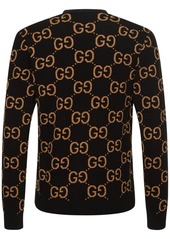 Gucci Gg Wool Knit Cardigan