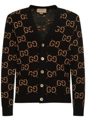 Gucci Gg Wool Knit Cardigan