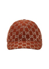 Gucci Gg Wool Lamé Baseball Hat