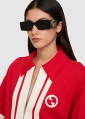 Gucci Gg1425s Rectangular Acetate Sunglasses