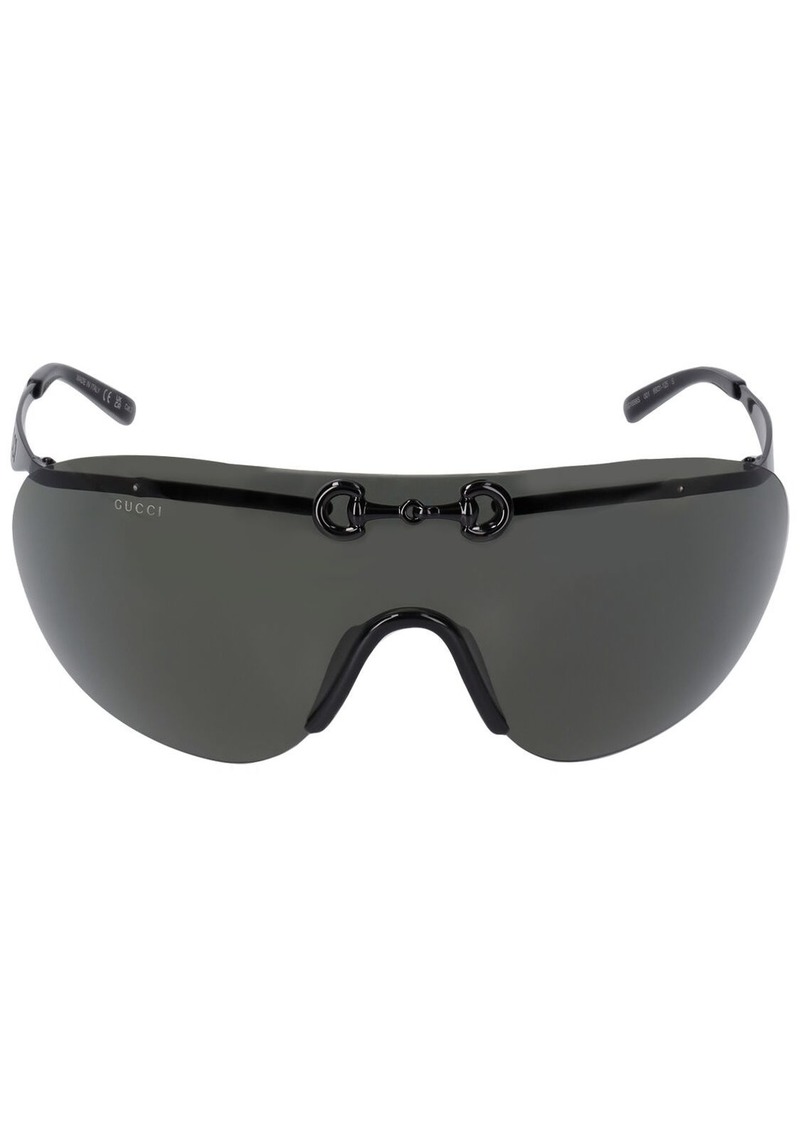 Gucci Gg1656s Mask-shaped Metal Sunglasses