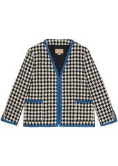Gucci gingham tweed jacket