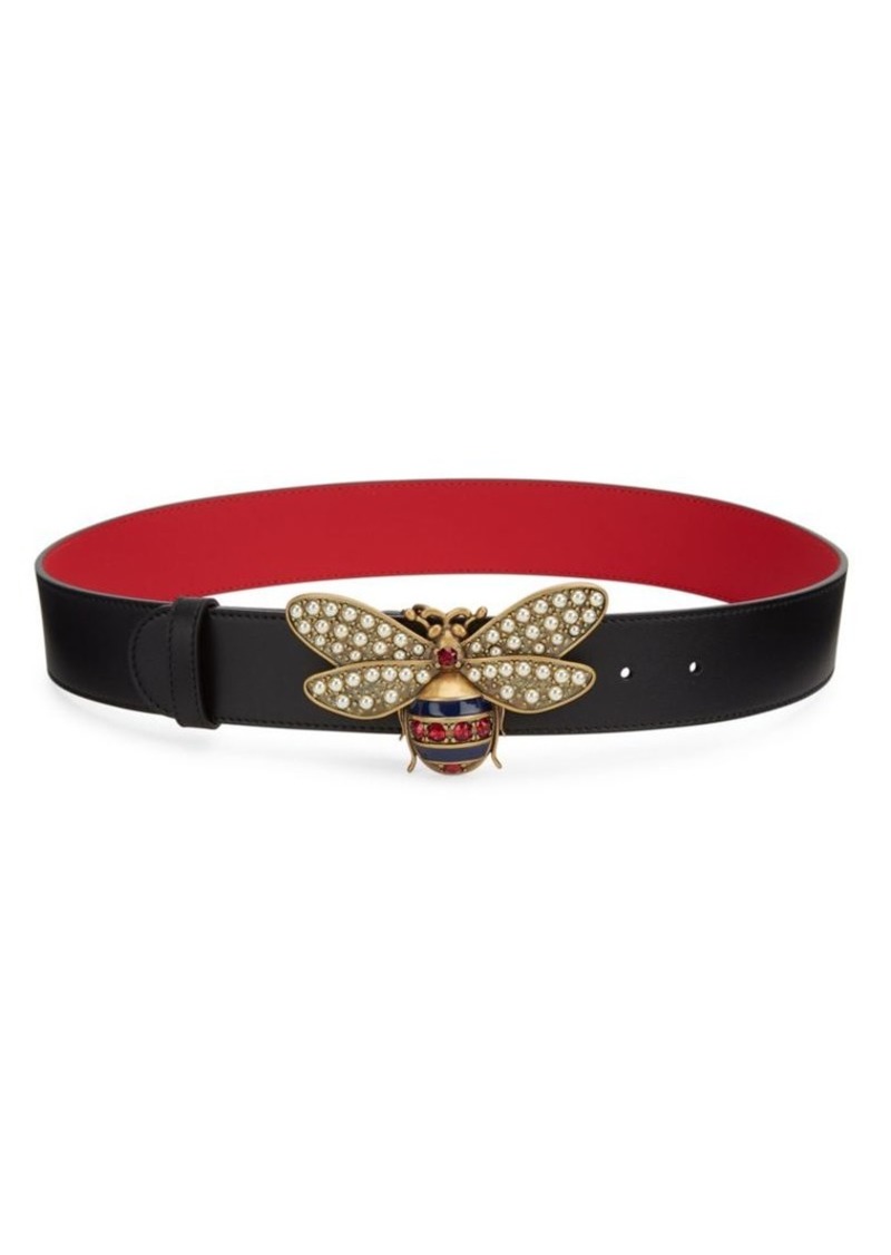 bee gucci belt