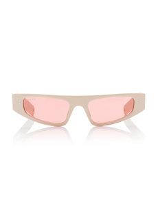 Gucci - Cat-Eye Acetate Sunglasses - Ivory - OS - Moda Operandi