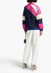 Gucci - Color-block corded lace jacket - Blue - XS
