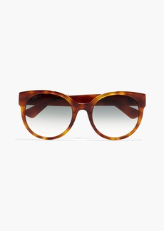 Gucci - D-frame tortoiseshell acetate sunglasses - Brown - OneSize