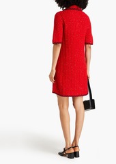 Gucci - Metallic wool-blend mini dress - Red - M