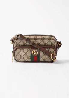 Gucci Ophidia Small Gg Supreme Web Stripe Cross-body Bag In Multi